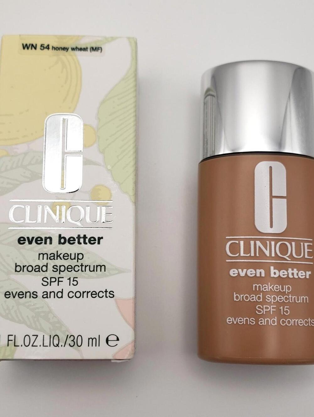 Clinique Even Better Makeup Medium Coverage Foundation SPF 15, WN54 Honey Wheat